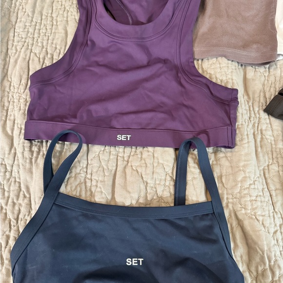 Brown Sleeveless Crop Top with Rounded Neckline - Picture 2 of 3